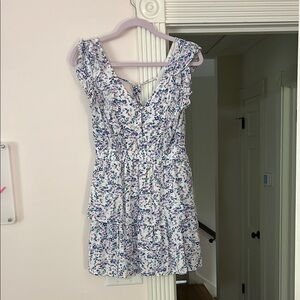 Vestique Floral Ruffle Dress